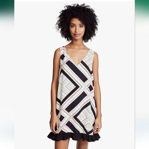 Cooper & Ella Womens Women's Multi Color Tribal Print Agnes Dress Size 3XL